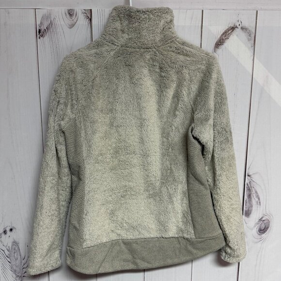 The North Face Furry Fleece Full-Zip Women’s Medium Beige/Taupe EUC - Picture 4 of 11
